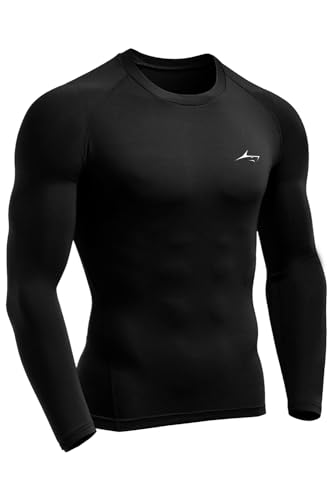 Image of PROSHARX Full Sleeve Compression T-Shirt - Athletic Base Layer Tights for Fitness