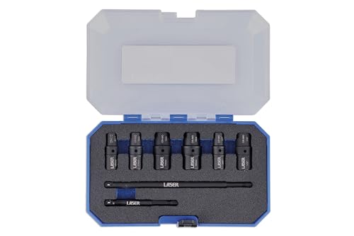 Laser 8905 Double Ended Thin Wall Socket Set 1/4 "D 8Pc