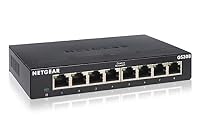NETGEAR 5-Port + 8-Port Gigabit Ethernet LAN Switch (für Desktop, Plug-and-Play, energieeffizient, robuste und lüfterlose Metallgehäuse, GS305 & GS308) – Ansicht 8