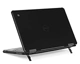 mCover Case Compatible for 2019~2022 11.6' Dell Chromebook 3100/3110 Education Clamshell (180 ° Hinge) Laptop ONLY (NOT Fitting Any Other Dell Models) - Black
