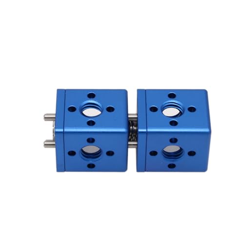 HangTon Block 3/8" Thread Bracket Lock Mounting Extension Adapter for Handle ARRI Sony RED Camera Monitor Focus Motor Teradek Wireless System Blue Square - Image 4