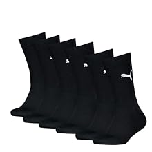 Soft cotton Comfort welt PUMA logo details Flat toe seam for zero irritation Made with 39 percent recycled materials