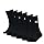 PUMA Unisex Kids Easy Rider Classic Sock, Black-New, 31/34 (5er Pack)