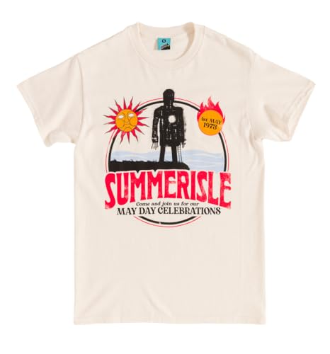 T-shirt The Wicker Man Summerisle coton ecru confortable style graphique retro