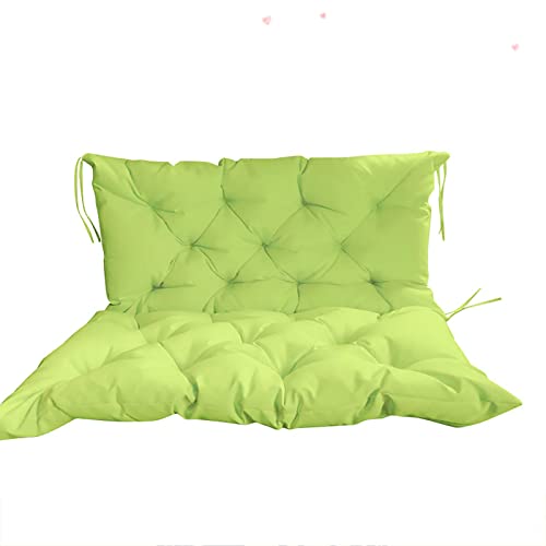 Outdoor-Schaukelkissen, Ersatz-Set, rutschfeste Polsterauflage mit Rückenlehne für 2- und 3-Sitzer, Terrassenschaukel, ideal für Garten, Terrasse, Balkon, wetterbeständig und bequem
