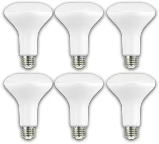 EcoSmart BR30 65W Equivalent Dimmable LED Light Bulbs Soft White (6 Pack)