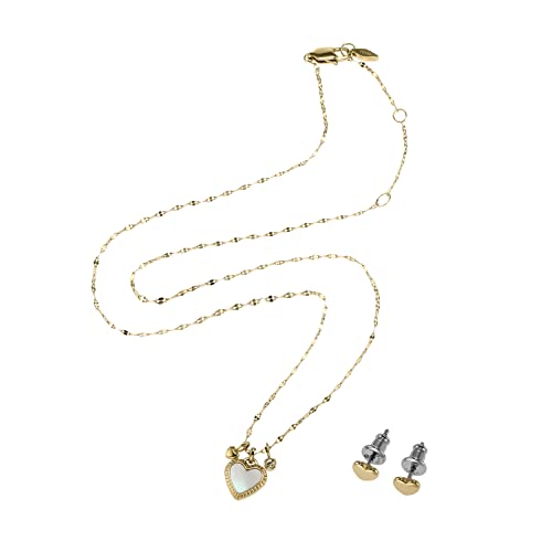Image of Fossil Locket Necklace for Women