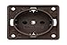 Price comparison product image Berker Integro Socket Schuko Brown Matt Loose
