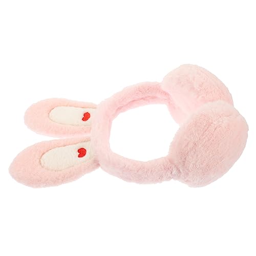 Veemoon Soft Rabbit Ear Ear Muffs for Boy Girl Plush Material Safe Comfortable for Boys and Girls Great for Christmas