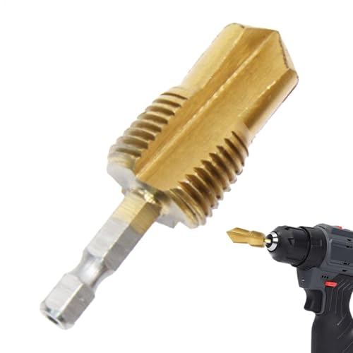 Bits de réparation de tuyau d'eau - perceuse au niveau du tuyau d'eau, 1/2 ou 3/4 pour les étapes de forage de tige hexagonale de forage | Hydraulique et spécialistes équipement pour