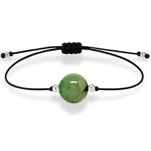 Pulsera Esmeralda Natural – Prosperidad & Armonía Interior | Joyería Hecha a Mano en España | Plata 925 | Ajustable Unisex | Regalo Elegante