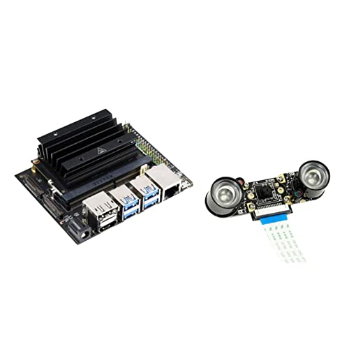 Carte Jetson Nano 4GB AI avec caméra vision nocturne infrarouge 77° pour projet robotique