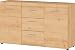Produktbild Germania Sideboard 3580-228 GW-ADANA, in Edelbuche-Nachbildung, mit drei Schubkästen, MDF-Fronten mit Rillenfräsung, 144x86x39 cm (BxHxT)