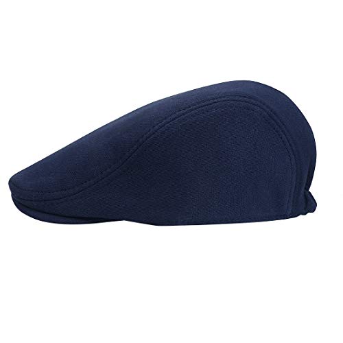 Image of WETOO Men's Flat Cap Gatsby Newsboy Lvy Irish Hats Driving Cabbie Hunting Cap