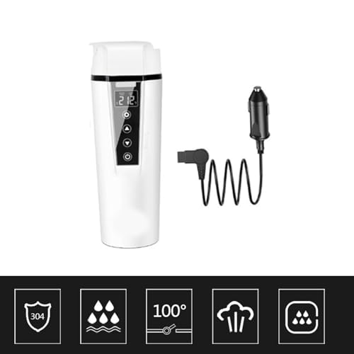 Tetera eléctrica para auto con control temperatura ajustable miniatura 3
