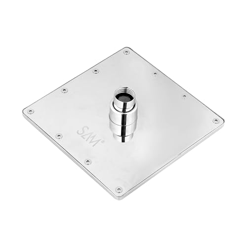 Image of SAM Shower Slim High Pressure Rainfall Showerhead Without Arm for bathroom (Leesha, 6 * 6)