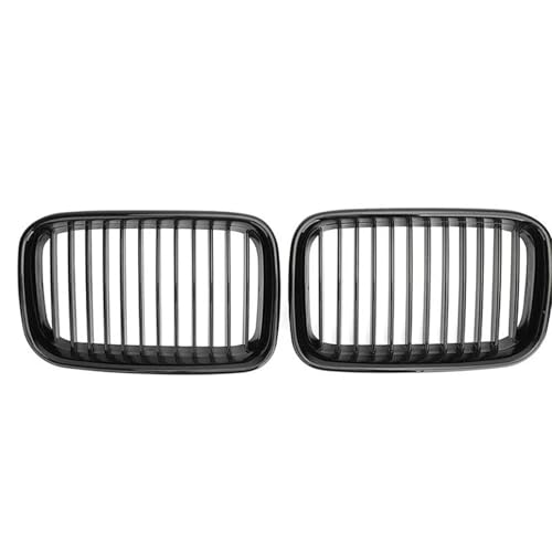 Calandre avant pour BMW E36 noir brillant double ligne style M3 1992-1996