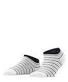 FALKE Sneaker Stripe Shimmer Baumwolle Damen schwarz weiß viele weitere Farben verstärkte Sneakersocken mit Muster atmungsaktiv dünn geringelt mit Glitzer 1 Paar