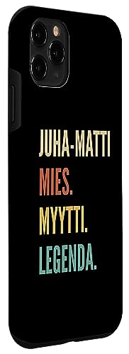 Image of iPhone 11 Pro Funny Finnish First Name Design - Juha-Matti Case