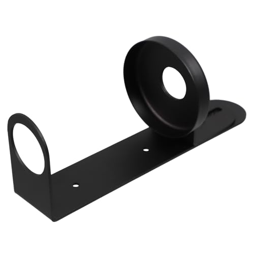 Ciieeo Bathroom Wall Mount Soap Dispenser Shower Gel Bottle Holder Metal Hook