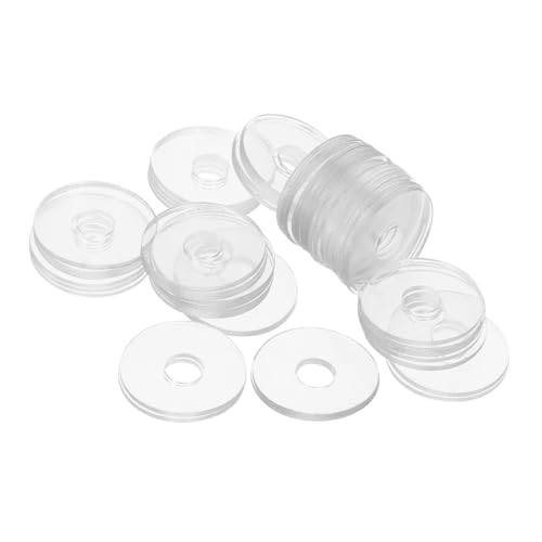 STOBAZA 50pièces Joints Étanchéité Transparents Rondelles De Fixation Pour Poignées De Douche Joints Plats De Remplacement Lot