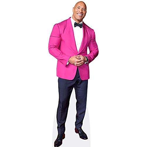 Dwayne 'The Rock' Johnson (Pink Suit) Mini Size Cutout