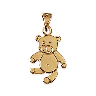 Pendentif nounours Tata Gisèle en or 18k, le cadeau idéal avec sachet