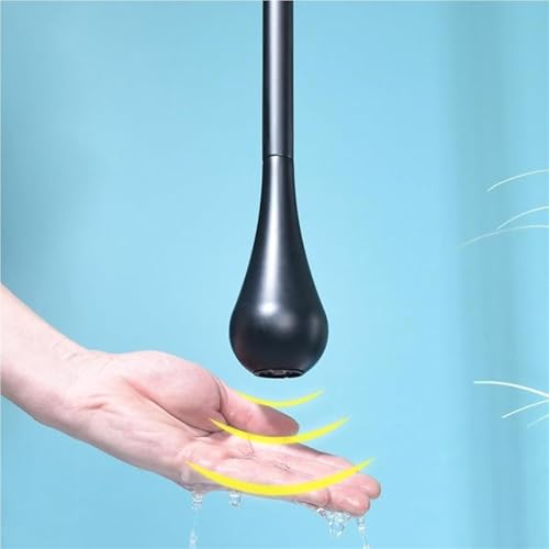 Mitigeur de plafond goutte d'eau or pour une baignoire moderne