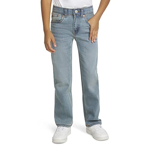 Levi's Jeans de corte reto para meninos 514, Encontrado, 7X