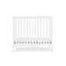 Delta Children Mia Portable Folding Mini Crib with 1.5-Inch Mattress - Greenguard Gold Certified, Bianca White