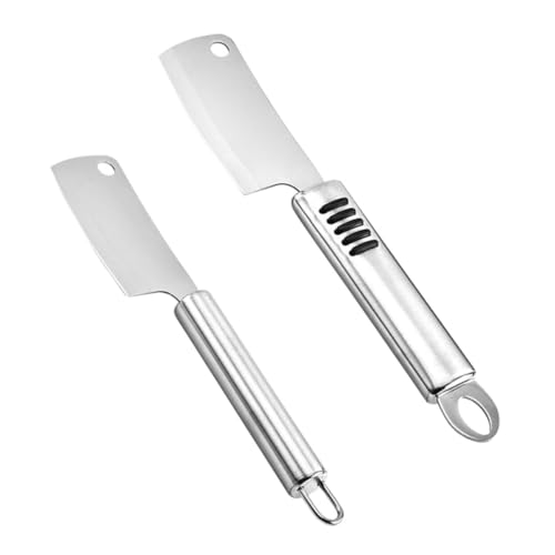 Espátulas de queso de acero inoxidable duraderas y con diseño ergonómico de alta resistencia 2