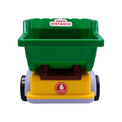 Image of ToyBharat Mini Dumper Friction Power Toy in Multicolour with Realistic Design for Kids Aged 1-6 Years. Safe, Non-Toxic, Battery-Free, Ideal for Indoor and Outdoor Play.
