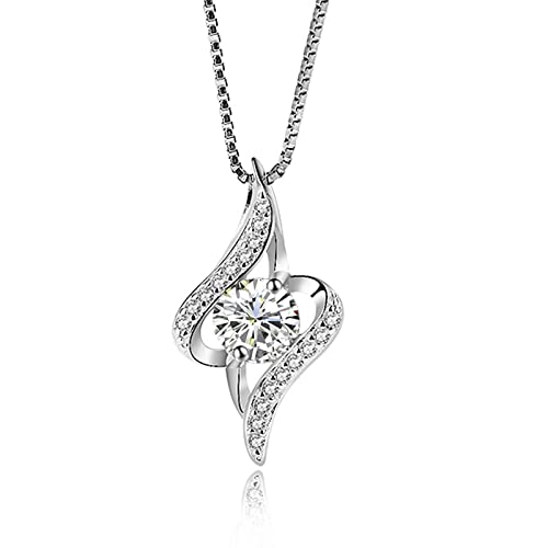 Collier pendentif rond argent 925 cadeau de mariage parfait pour femme