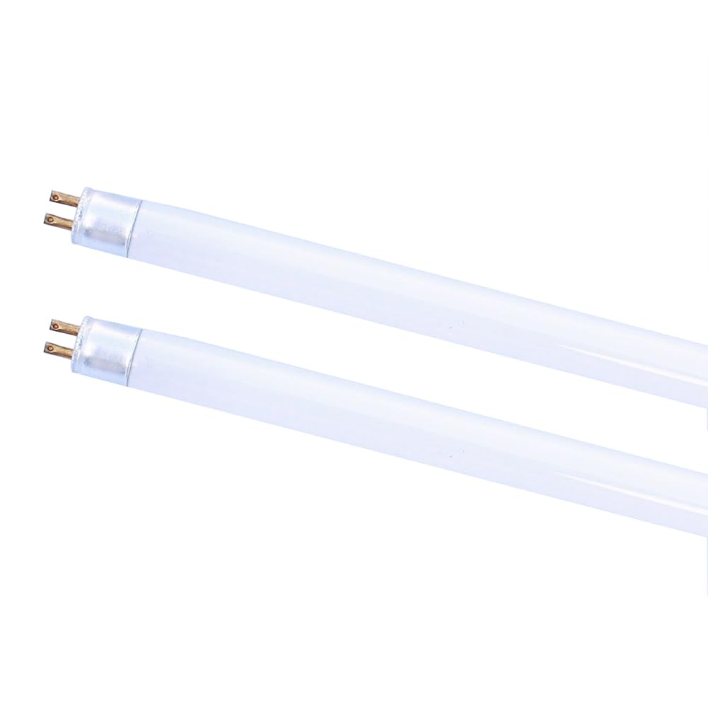 2 Pack 8W Fluorescent Tube, T4 Cool White 3500K, Size 317mm(excluding pins), G5 Base Low Energy Consumption Tube Light, Emergency Energy Saving Light for Kitchen, Bathroom, Cabinet, Garage