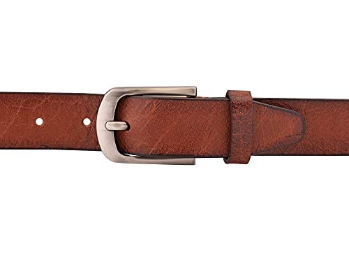 Image of Genuine Leather Belt for Kids, Black /Brown Colour Adjustable Belt with Metal Buckle, Belt for Formal, Casual & Jeans Wear, Waist 20-24-28-30 Inch 3|5|7|9|11 Yrs