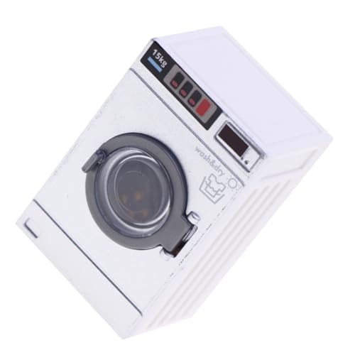 HANABASS Lavatrice Giocattolo Mini Elettrica Per Casa Delle Bambole Lavatrice e Asciugatrice Per Ragazzo Accessori Mobili Decorativi Per Giochi Di Ruolo
