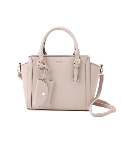 [ハニーズ] バッグ ショルダーバッグ 小さめ 大人 レディース オフィス きれいめ おしゃれ ２WAY ポーチ付ハンドバッグ 277121855597 グレージュのサムネイル