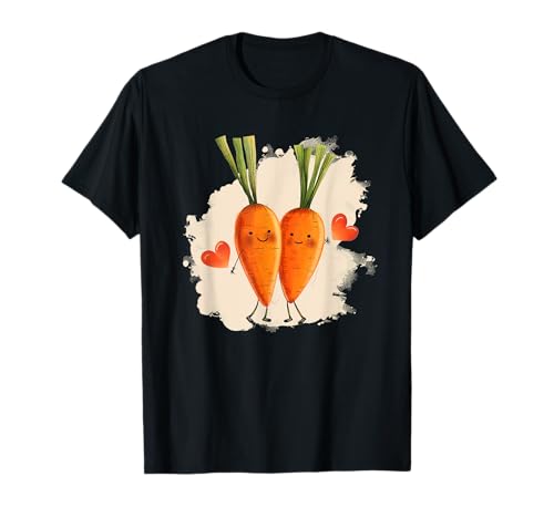 Zanahorias increíbles enamoradas de los fanáticos de las verduras y las zanahori Camiseta