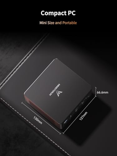 Image of MINISFORUM UM890 Pro Barebone with Mini PC, AMD Ryzen 9 8945HS Mini Computers,8K Quad Display HDMI /DP1.4 /USB4 х 2, AMD Radeon 780M /Dual LAN 2.5(NO RAM /SSD /OS)