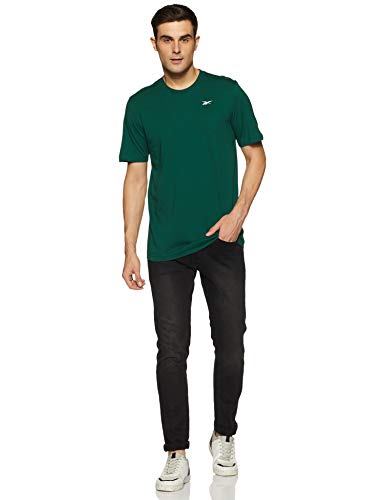 Image of Reebok Men's Solid Regular Fit T-Shirt