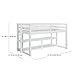 Better Homes and Gardens Loft Storage Bed with Spacious Storage Shelves, Multiple Finishes, White
