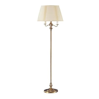 Cal Lighting BO-315-AB 150-Watt 6-Way Mechanism Floor Lamp, Antique Brass 21.8x12.5x10.3