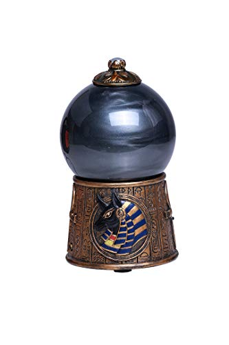 Pacific Giftware Egyptian God Anubis Water Globe Storm Ball Figurine Home Decor Fantasy Statue