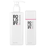 Boldify Conditioner + Serum: Smooth & Protect Bundle: Biotin for Hair Retention, Fullness, Nourishment, Detangling, Plumping Blow-Out Treatment - For Men & Women