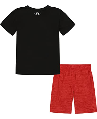 Image of Under Armour Boys' 2-piece Short Sleeve Graphic T-Shirt and Shorts Set, Lightweight & Breathable