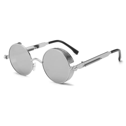 Lunettes de soleil Steampunk rondes pour bloquer l'éblouissement