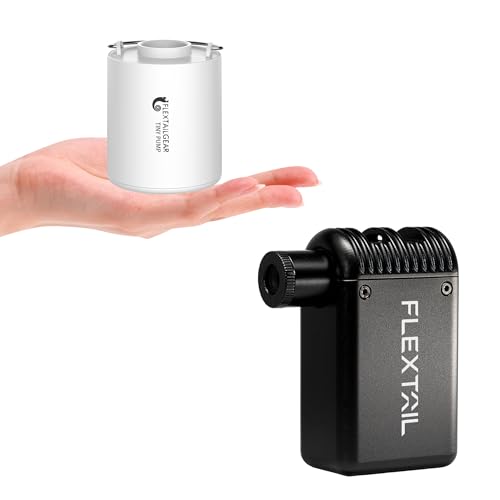 FLEXTAILGEAR Tiny Pump Portable Air Pump & FLEXTAILGEAR Tiny Bike Pump 100PSI Tire Pump Bicycle Inflator Electric Air Pump