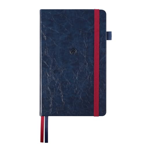 Yuan Smart Writing Set, Smart Pen+ Smart Notebook, Libreta Inteligente con Bolígrafo Inteligente, A5 Armada Smart Digital Notepad, y Vino Rojo cierre elástico,13 x 21 cm, 187páginas
