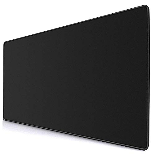 YEBMoo Extended Gaming Mouse Pad Extra Large (900x400x3 mm) Water Resistant Mice Mat with Non-Slip Base for PC Computer Laptop (90x40 Black001)