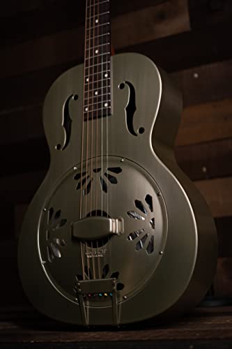 Gretsch G9201 Honey Dipper Round-Neck Metal Resonator - Brass Body, Padauk Fingerboard #TOP4